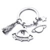 Wholesale Spaceship Rocket Alien Alloy Keychains