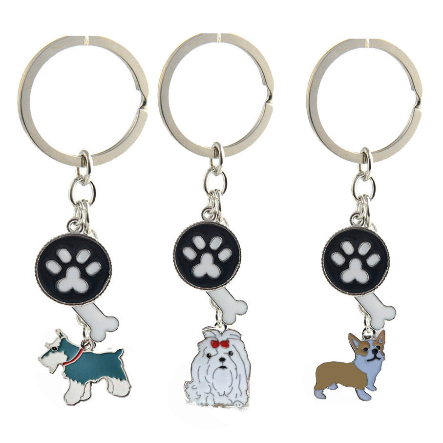 Wholesale Zinc Alloy Pet Keychain
