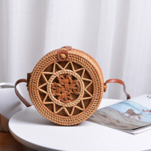 Leather buckle 20*8 other shore flower bag
