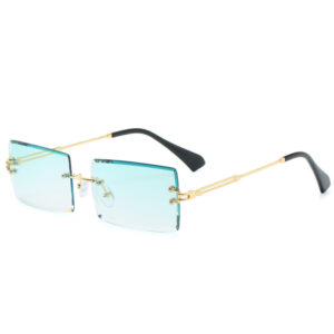 In stock / gold frame progressive green