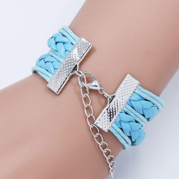 11311742961_1310191283 Wholesale AUTISM MOM Puzzle Alloy Bracelet