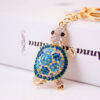 11339753574_546462728 Wholesale Zinc Alloy Diamond Small Turtle Car Key Chain