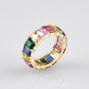 11373696661_109136280 Wholesale Jewelry Colored Square Zirconia Copper Rings