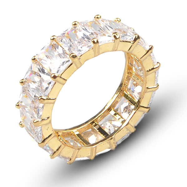 11383428685_109136280 Wholesale Jewelry Colored Square Zirconia Copper Rings