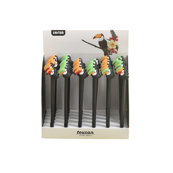 11390767648_1383055297 Wholesale Plastic Toucan Ballpoint Pen 36 A Box