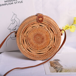 Leather buckle 20*8 twist bag