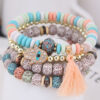 Wholesale Opal Vintage Ethnic Alloy Bracelet
