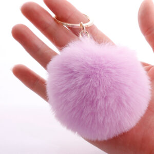 Violet / 7cm fur ball