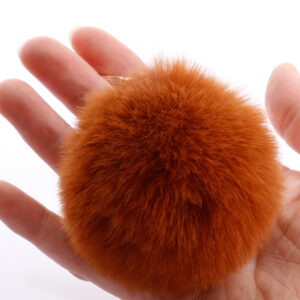 Coffee / 7cm fur ball