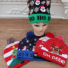 Wholesale Christmas Colorful Luminous High-end Beanie