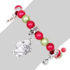 Wholesale Christmas Alloy Beaded Bracelets