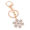Wholesale Christmas Snowflake Diamond Gift  Alloy Keychain
