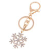 Wholesale Christmas Snowflake Diamond Gift  Alloy Keychain