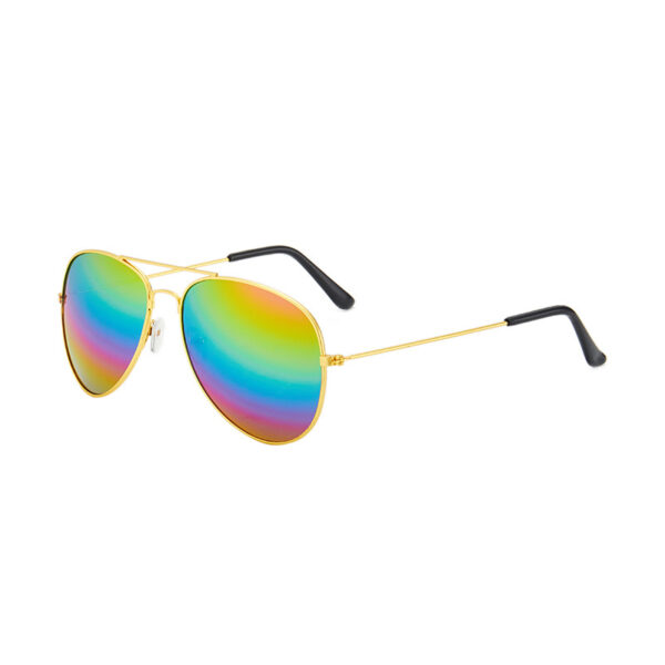 Wholesale Reflective Color Film Toad Mirror Colorful Sunglasses