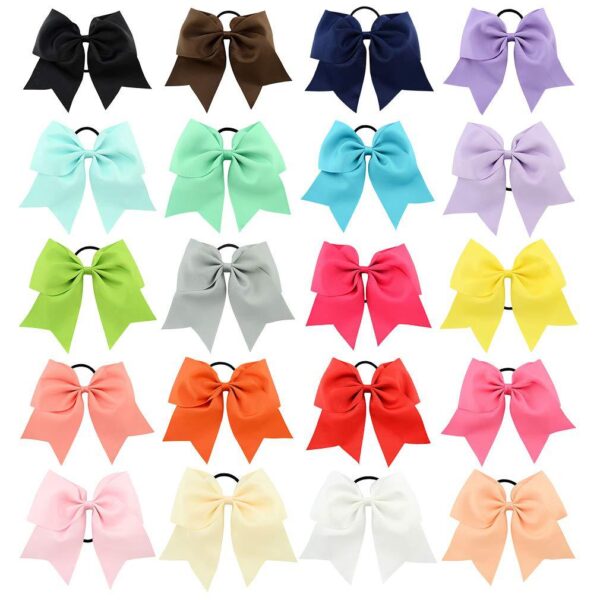 11507031846_1102516687 Wholesale Kids Bows 8 Inch Cheerleader Swallowtail Fishtail Hair Scrunchies