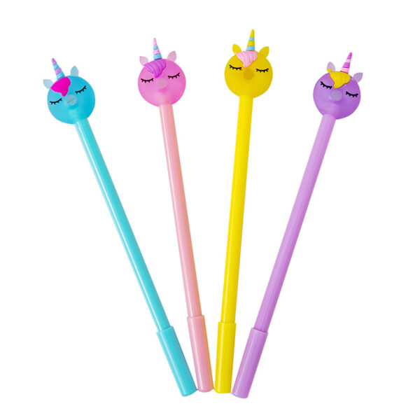 Wholesale Donut Unicorn Plastic Rollerball Pen