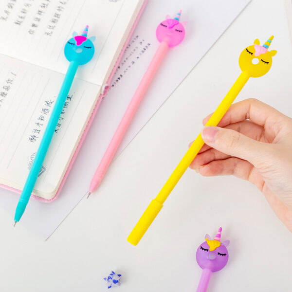 Wholesale Donut Unicorn Plastic Rollerball Pen