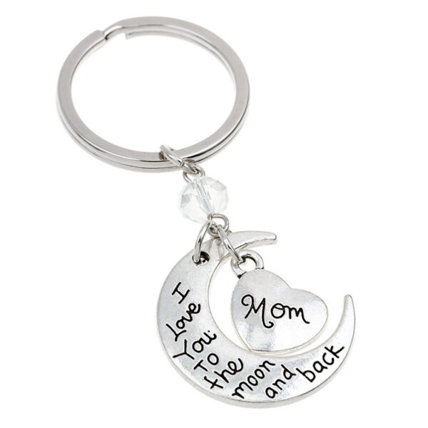 Wholesale Alphabet mom dad Mother's Day Father's Day gift Alloy Keychains