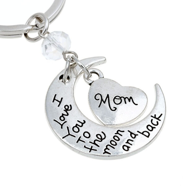 Wholesale Alphabet mom dad Mother's Day Father's Day gift Alloy Keychains