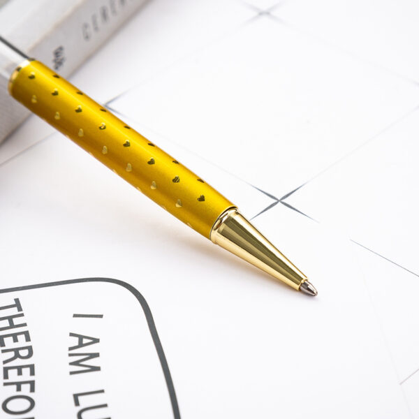 Wholesale Metal DIY Heart Shaped Empty Tube Ballpoint Pen