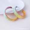 11640483185_593699280 Wholesale Fashionable C-shaped Hand-woven Raffia Earrings