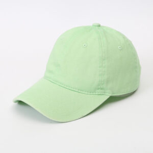 Washed baseball cap-bright green / Adjustable