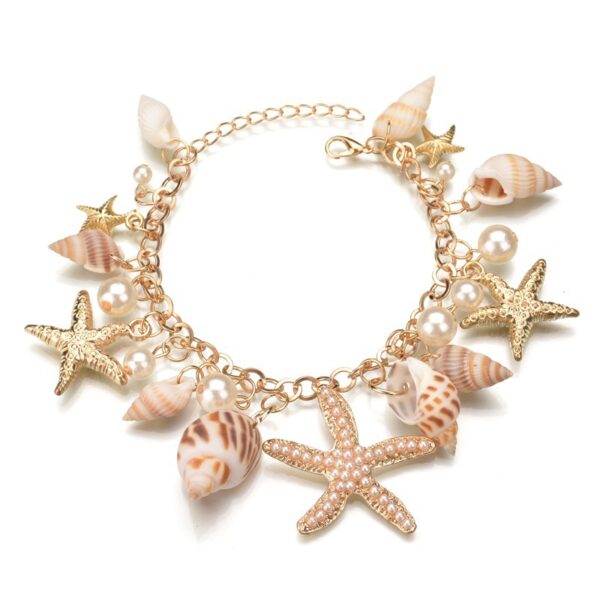 Wholesale Tidal Ocean Starfish Shell Bracelet