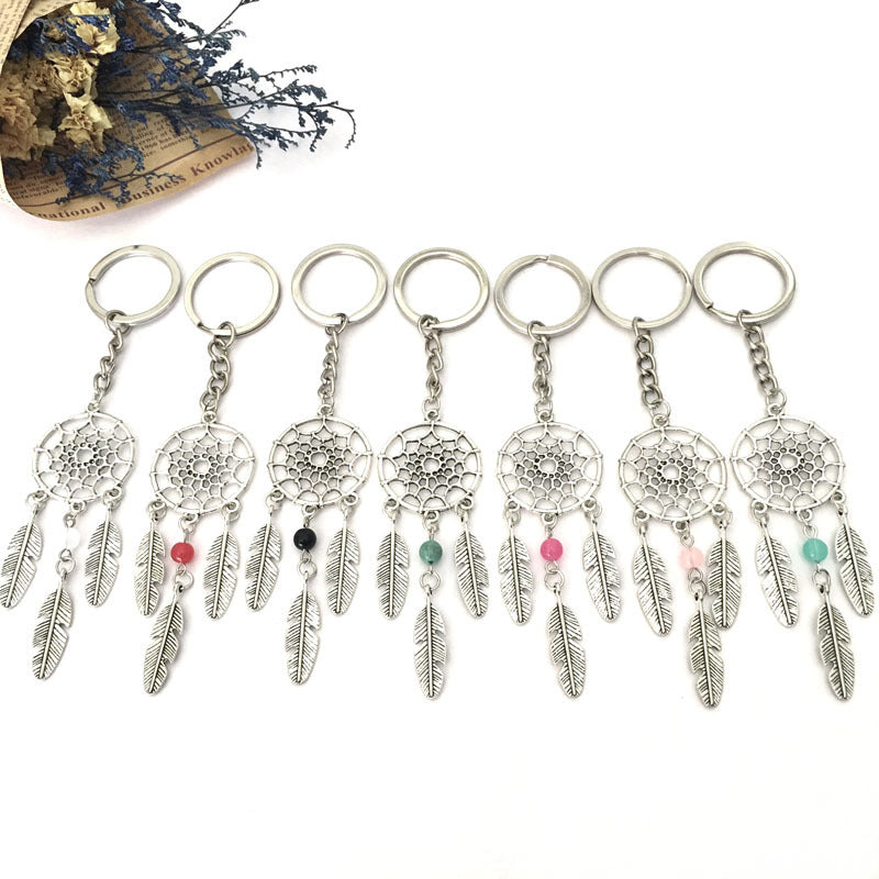 Wholesale Alloy eam Catcher Metal Tassel Pendant Keychains