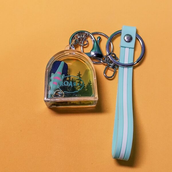 Wholesale Plastic Oiled Dinosaur Keychain