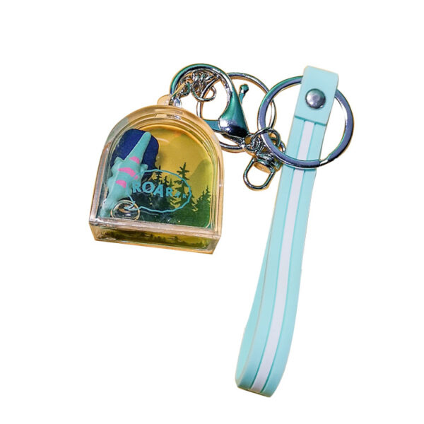 Wholesale Plastic Oiled Dinosaur Keychain