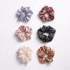 Wholesale Satin Smooth Fabric Hair Scrunchies