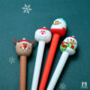 Wholesale Silicone Santa gel pen
