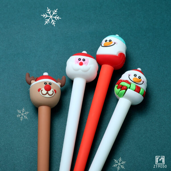 Wholesale Silicone Santa gel pen