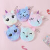 Wholesale Plush Unicorn Plush Zero Wallet Keychain