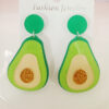 11820920205_1080191629 Wholesale Avocado Exaggerated Acrylic Earrings