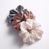 11828171924_664947723-7 Wholesale Autumn and Winter Style Satin Ribbon Glossy Hair Tie Large Intestine Circle Ball Head nytail Hair Tie