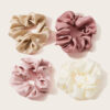 Wholesale Satin Smooth Fabric Hair Scrunchies