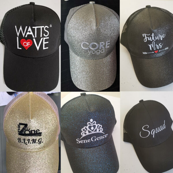 Wholesale Sequin Acrylic Baseball Cap
