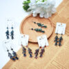 Wholesale Chinese Style Long Alloy Tassel Oil Drop Cold Style Retro Earrings