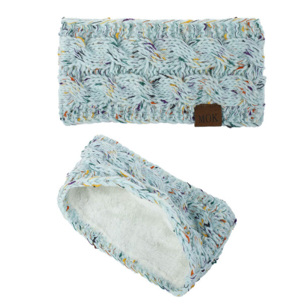 Wholesale Autumn and Winter Plush Acrylic Yarn Knitted Headbands