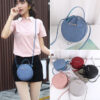 11895314839_1529527619 Wholesale Mini Small Bag Crossbody Litchi Pattern PU Single Shoulder Round Bag