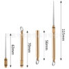 Wholesale brass integrated creative portable fruit pick stainless steel multifunctional titanium alloy toothpick