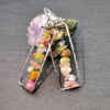 Wholesale Colored Tourmaline Crushed Stones Metal Earrings