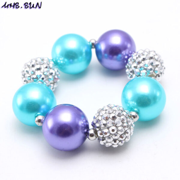 Wholesale Kids Plastic Beads Bracelet