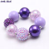 Wholesale Kids Plastic Beads Bracelet