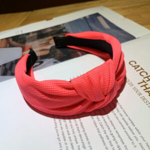 Fluorescent cloth knotted Rose Red