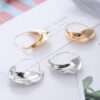 Wholesale Irregular Alloy Flower Basket Earrings