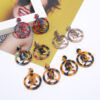 Wholesale Halloween Skull Acetate Earrings