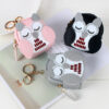11976271492_368233588-1 Wholesale PU Key Bag Owl Coin Purse Keychain