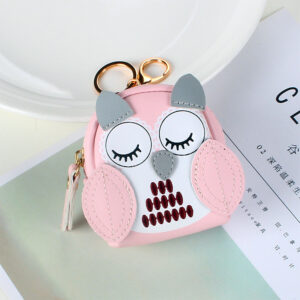 Classic Owl Coin Purse-Pink
